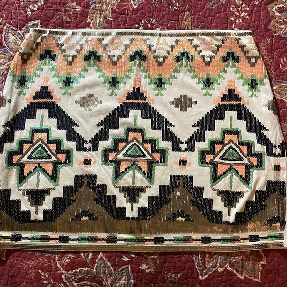 Express small sequin bodycon skirt - Picture 3 of 4